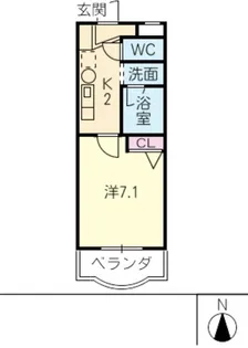 グランパルク【1階】の間取り