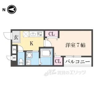 フジパレス阪急武庫之荘駅西2番館【3階】の間取り