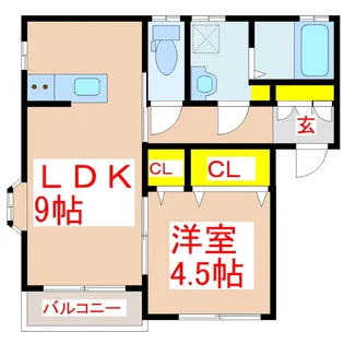 Myuハイツ【1階】の間取り