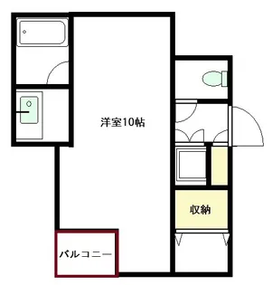 メゾン・ド・セリーヌ寺町【2階】の間取り