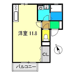 オレンジ【1階】の間取り