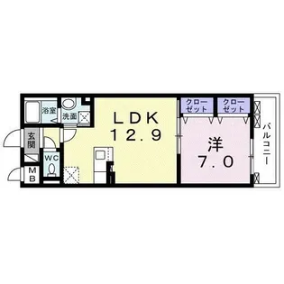 ラルジュ【2階】の間取り