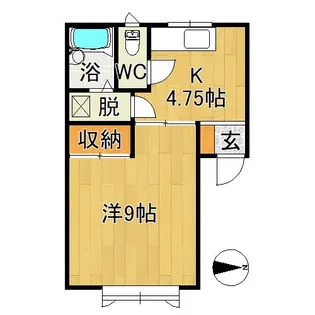 ハイムNR【1階】の間取り