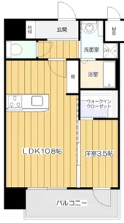Alivis三国本町【6階】の間取り