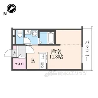 Gardencourt【2階】の間取り