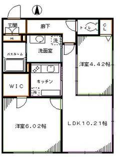 Branche中野富士見町【4階】の間取り