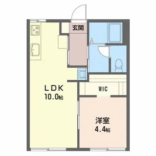 ファミールK【1階】の間取り
