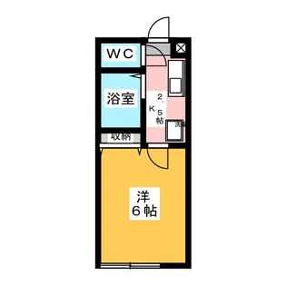 グラシア橋本【1階】の間取り