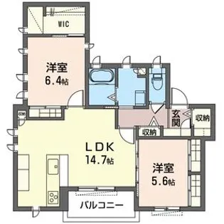 ファミーユ【2階】の間取り