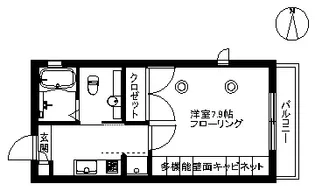 パウロニア99【3階】の間取り
