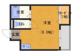リベルテ古川橋【2階】の間取り