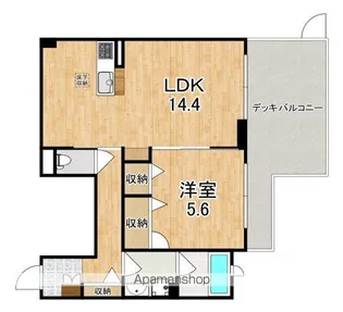 シャーメゾン光【1階】の間取り
