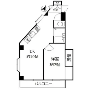 セタガヤフラット【4階】の間取り