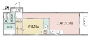 (シニア限定)ヘーベルヴィレッジ東中野【1階】の間取り