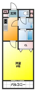 ボーヌングノインシュタイン【3階】の間取り