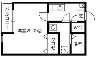 グランドアマレーIII番館【1階】の間取り