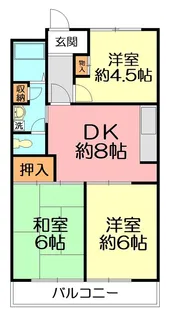 第25明智ビル【1階】の間取り