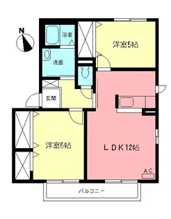 ルミエールソレーユ【2階】の間取り
