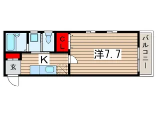 稲毛台フラット【2階】の間取り