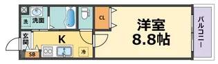 ブリーゼ甲子園【3階】の間取り