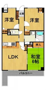 サンテ東甲子園【2階】の間取り