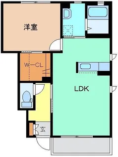 アンソレイユ(ShaMaison)B【1階】の間取り