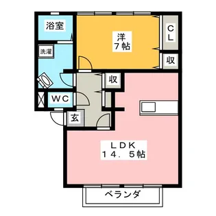 LIEBEN SWERT【2階】の間取り