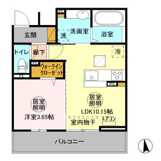 グラナータ【1階】の間取り