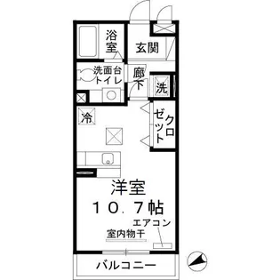 フェアリーシャンテ【3階】の間取り