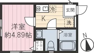 チャルテ西早稲田【2階】の間取り