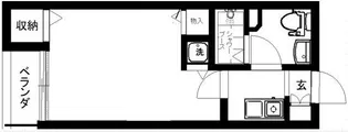Fossette南大井【2階】の間取り