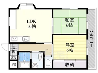 レジデンス誠和【3階】の間取り