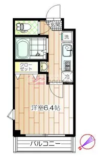シャトレ吉祥寺【2階】の間取り