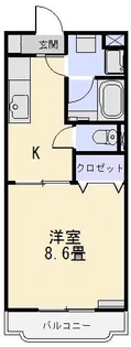 グランデII【3階】の間取り