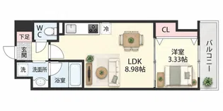 エネピア舟入【10階】の間取り