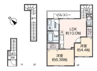 グランフォルト大塚【3階】の間取り