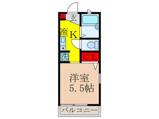 コモド高浜【2階】の間取り