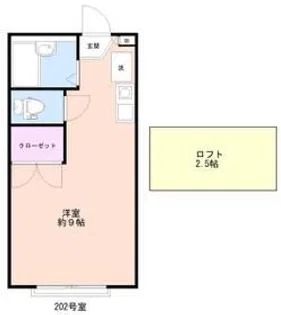 モンテクール清瀬イースト【2階】の間取り