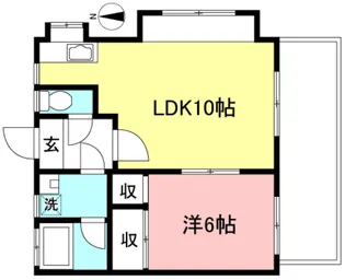 グレース王禅寺【2階】の間取り