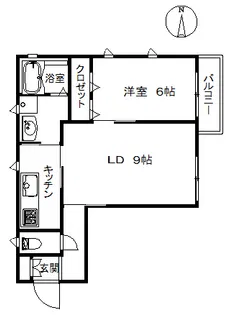 パウロニア3【2階】の間取り