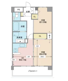 ラフィナート・ドゥエ【2階】の間取り