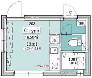 PROTO恵比寿II【2階】の間取り