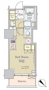 東京都文京区湯島1【マンション】の間取り
