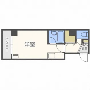 ジョイフル札幌【6階】の間取り