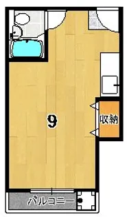 ルミエール蘭【2階】の間取り