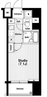 東京都千代田区岩本町3【マンション】の間取り