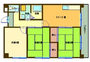 第1共立ビル【4階】の間取り
