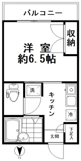 ベルメゾン【2階】の間取り
