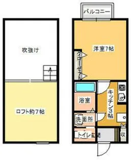 コモドカーサ【2階】の間取り