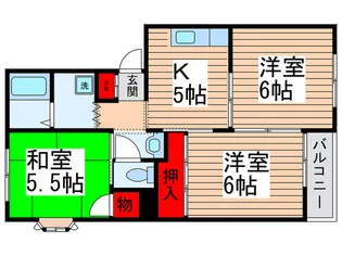 アルシュハルミNo.1【1階】の間取り
